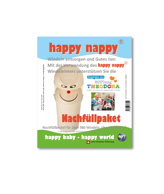 1 Paket happy nappy Nachfüllbeutel